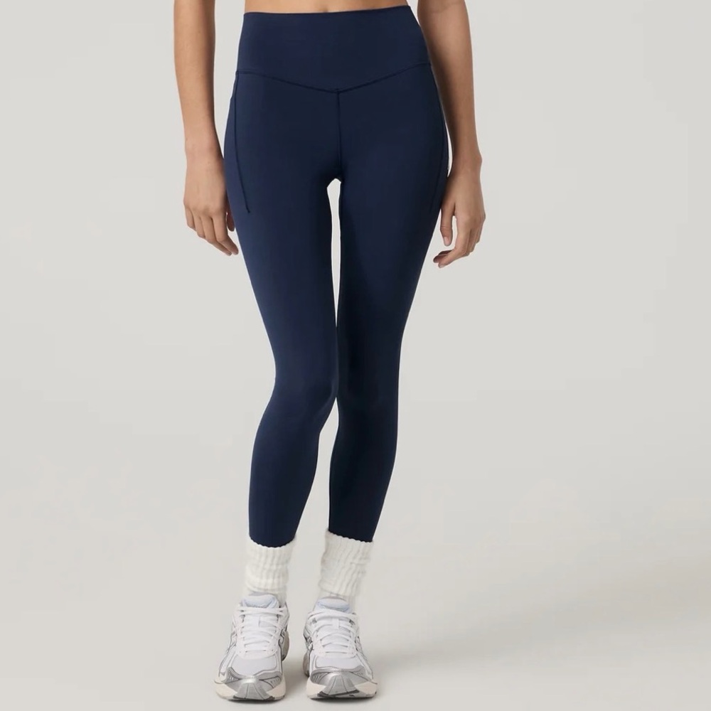 Vuori Navy High-Waist Performance Leggings - Picture 2 of 6